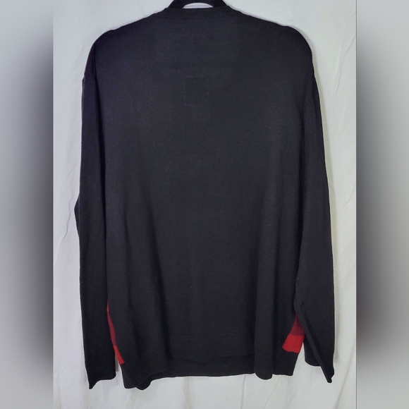 Club Room Mens 3XL Crew Neck Merino Wool Blend Plaid Sweater NWT - Picture 5 of 10